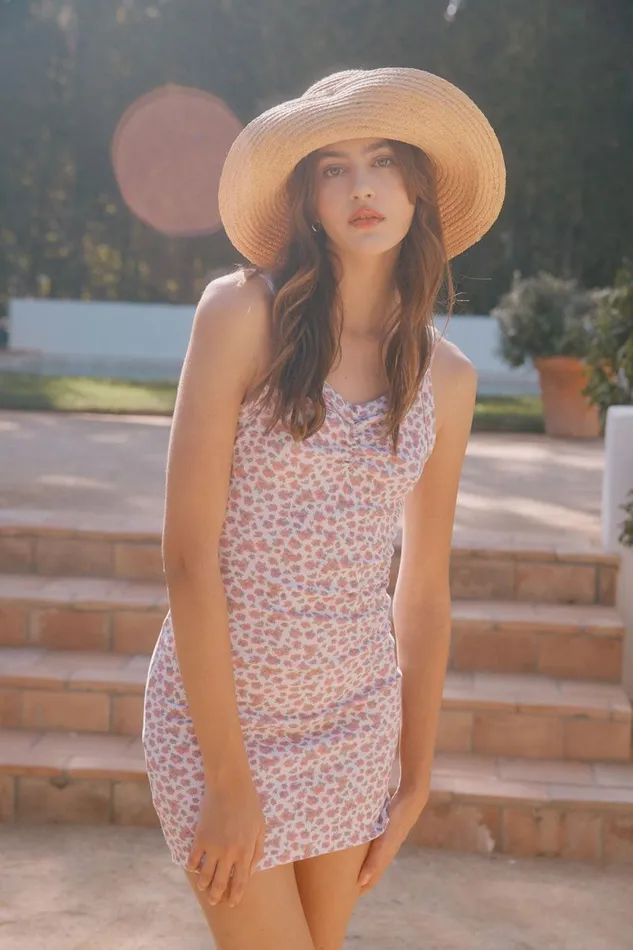 Womens Chaser Brand Dresses Serra Ditsy Rose Dress