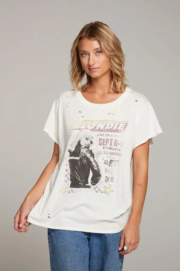 Womens Chaser Brand Tops Blondie New York City Tee