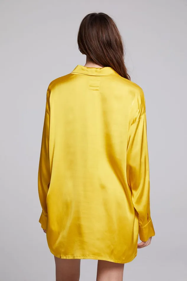 Womens Chaser Brand Tops Capri Mimosa Button Down