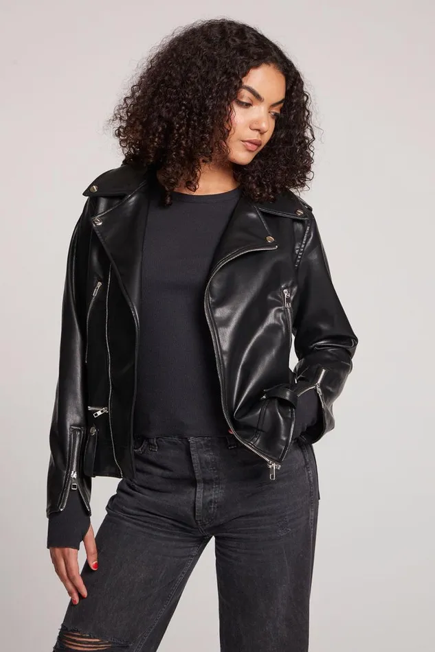 Womens Chaser Brand Tops Harley Licorice Jacket