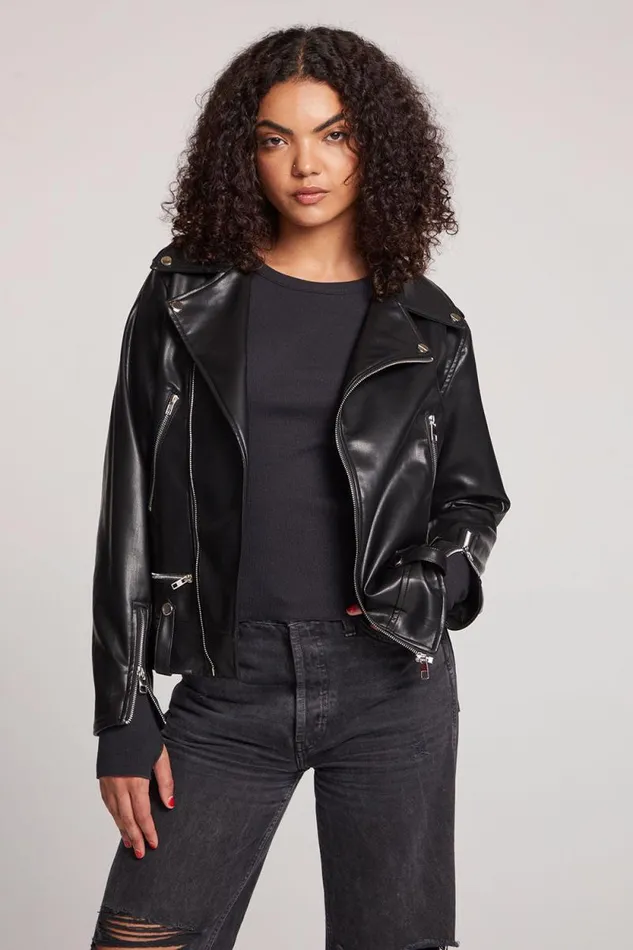 Womens Chaser Brand Tops Harley Licorice Jacket