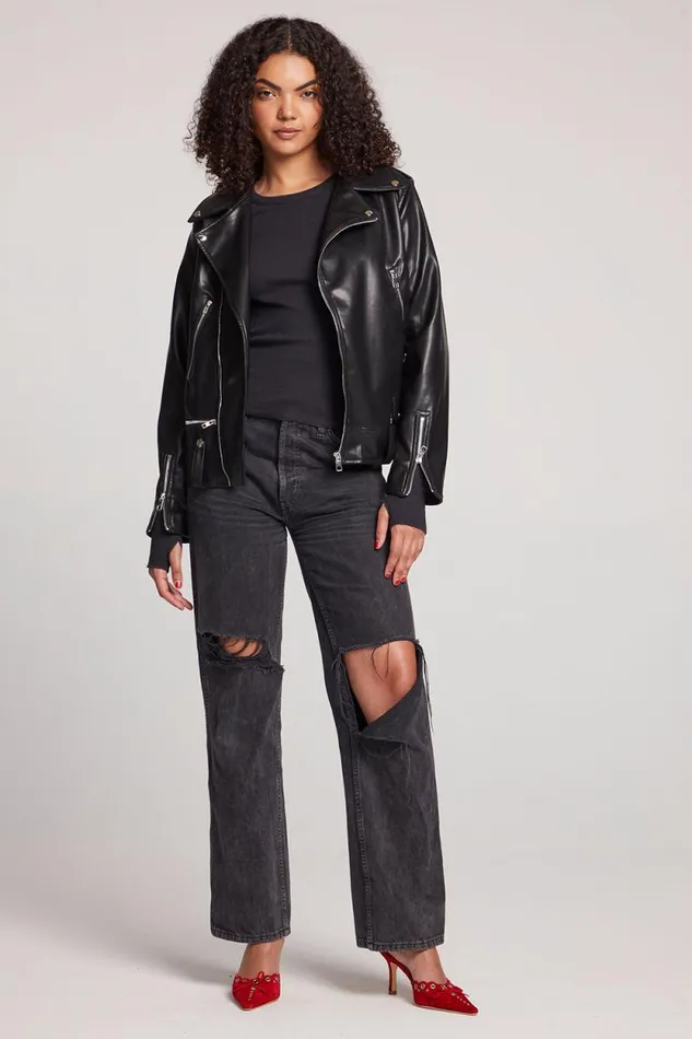 Womens Chaser Brand Tops Harley Licorice Jacket