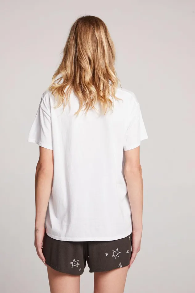 Womens Chaser Brand Tops Let The Good Times Roll Tee