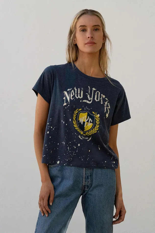Womens Chaser Brand Tops New York Rambler Tee