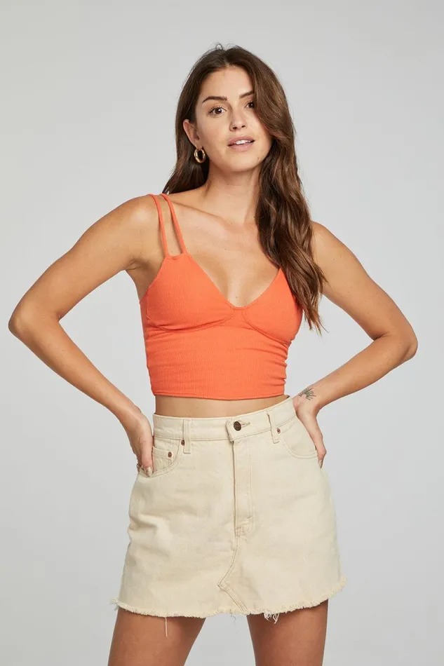 Womens Chaser Brand Tops Strand Crop Top 8211 Tigerlily