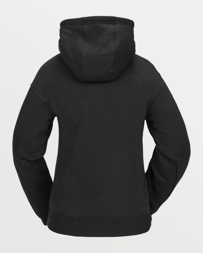 Womens Costus Pullover Fleece 8211 Black Womens Volcom Hiking