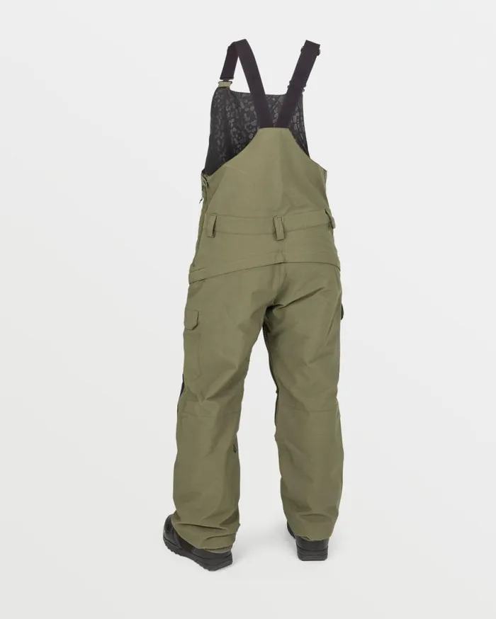Womens Creston 3D Stretch Bib Overalls 8211 Ivy Womens Volcom Pants