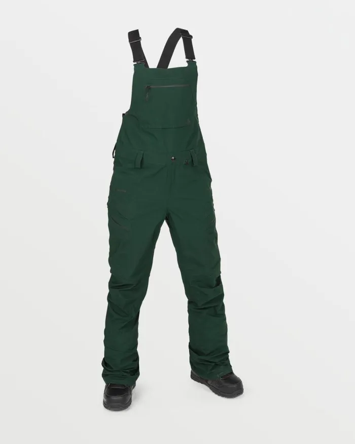 Womens Elm Stretch Gore Bib Overalls 8211 Scarab Womens Volcom Pants