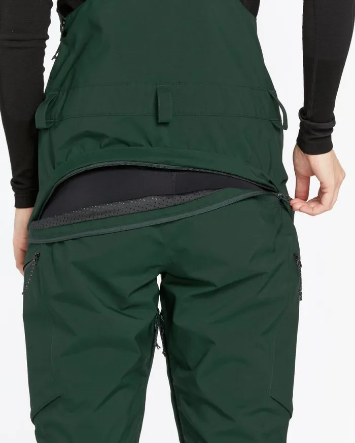 Womens Elm Stretch Gore Bib Overalls 8211 Scarab Womens Volcom Pants