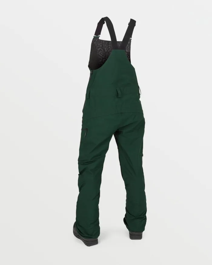 Womens Elm Stretch Gore Bib Overalls 8211 Scarab Womens Volcom Pants