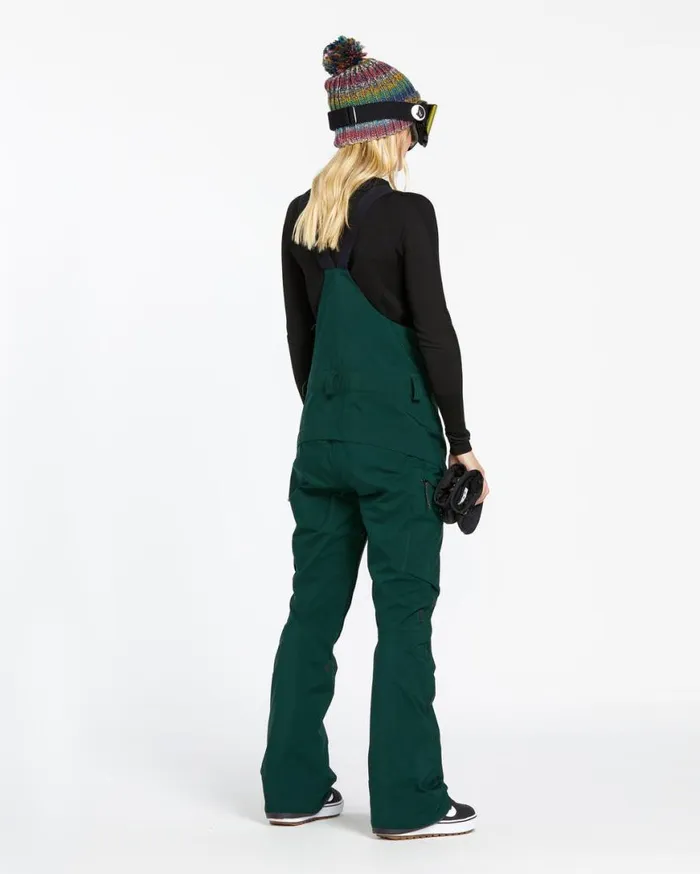 Womens Elm Stretch Gore Bib Overalls 8211 Scarab Womens Volcom Pants