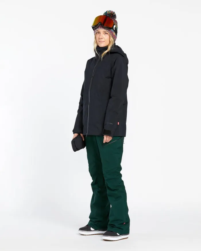 Womens Elm Stretch Gore Bib Overalls 8211 Scarab Womens Volcom Pants