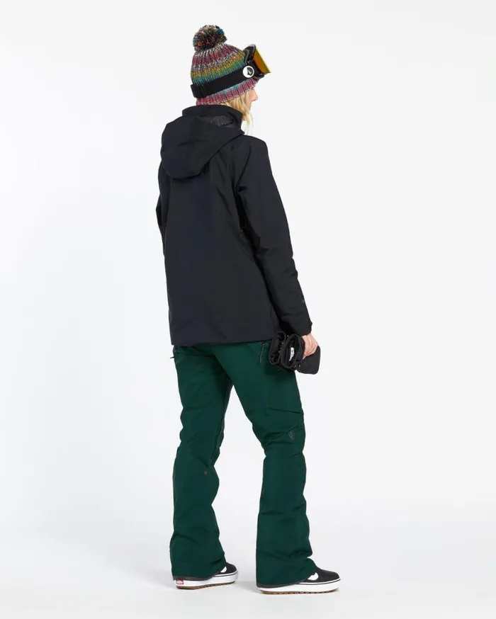 Womens Elm Stretch Gore Bib Overalls 8211 Scarab Womens Volcom Pants
