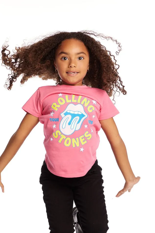 WomensKids Chaser Brand Music Rolling Stones Tour 1978 Girls Tee