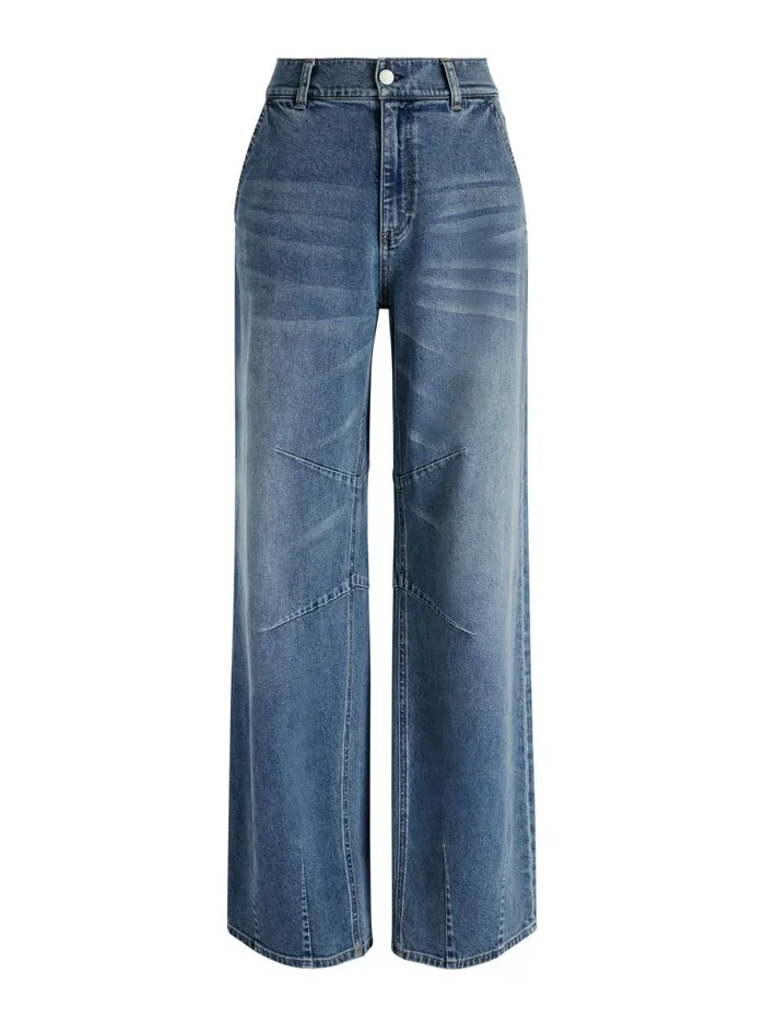 Womens Pants Alice Olivia Parker Low Rise Balloon Leg Jean Avery Blue