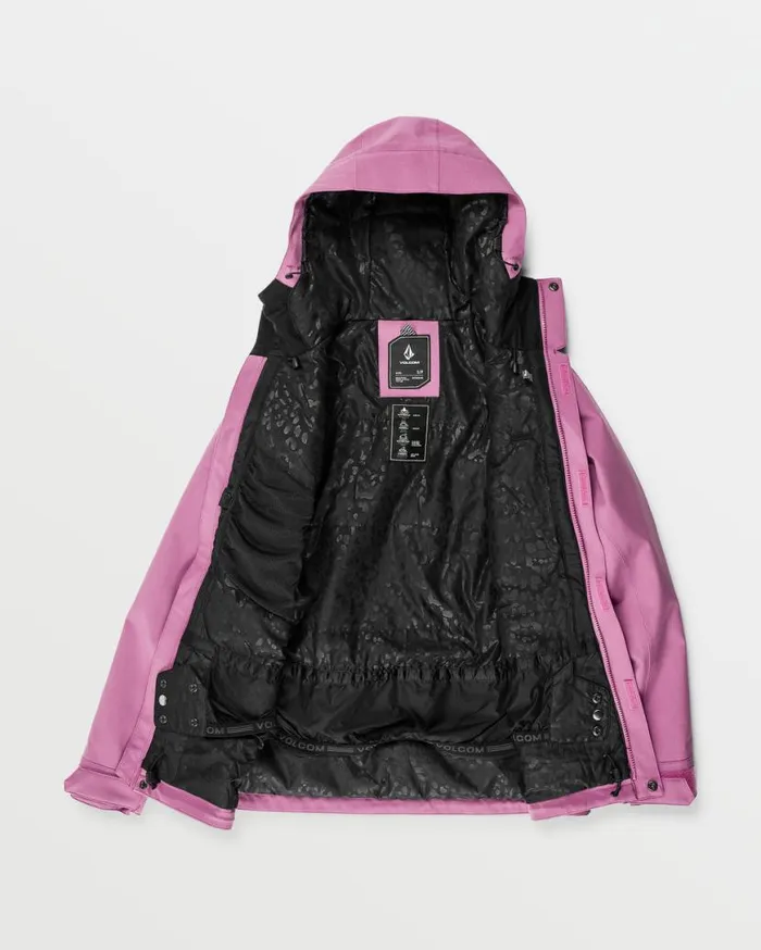 Womens Stoney Shadow Insulated Jacket 8211 Blurred Violet Womens Volcom Jackets