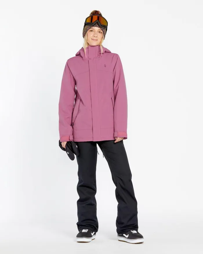 Womens Stoney Shadow Insulated Jacket 8211 Blurred Violet Womens Volcom Jackets