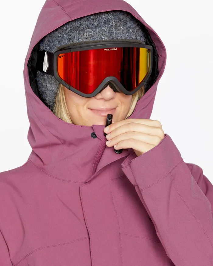 Womens Stoney Shadow Insulated Jacket 8211 Blurred Violet Womens Volcom Jackets