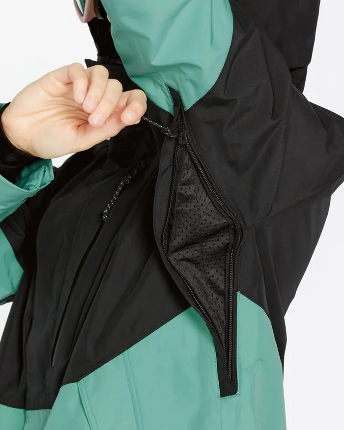 Womens VCo Aris Insulated Gore Jacket 8211 Wasabi Womens Volcom Jackets