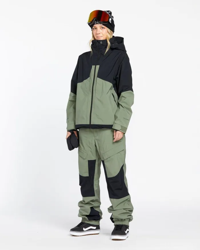 Womens VCo At Stretch GoreTex Pants 8211 Lichen Green Womens Volcom Pants