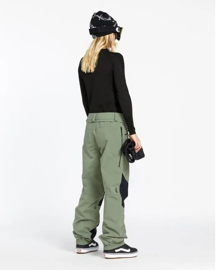 Womens VCo At Stretch GoreTex Pants 8211 Lichen Green Womens Volcom Pants
