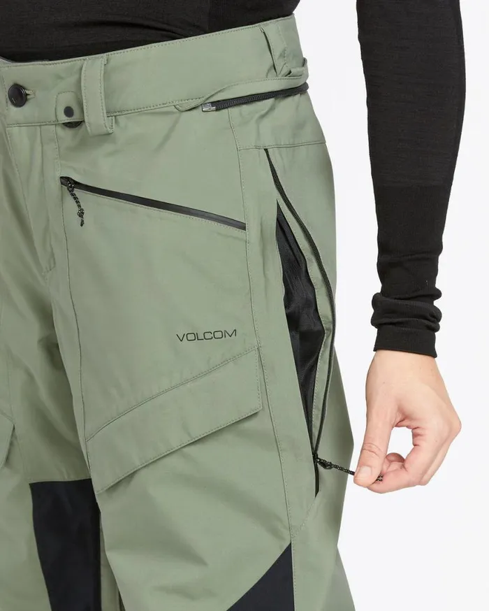 Womens VCo At Stretch GoreTex Pants 8211 Lichen Green Womens Volcom Pants