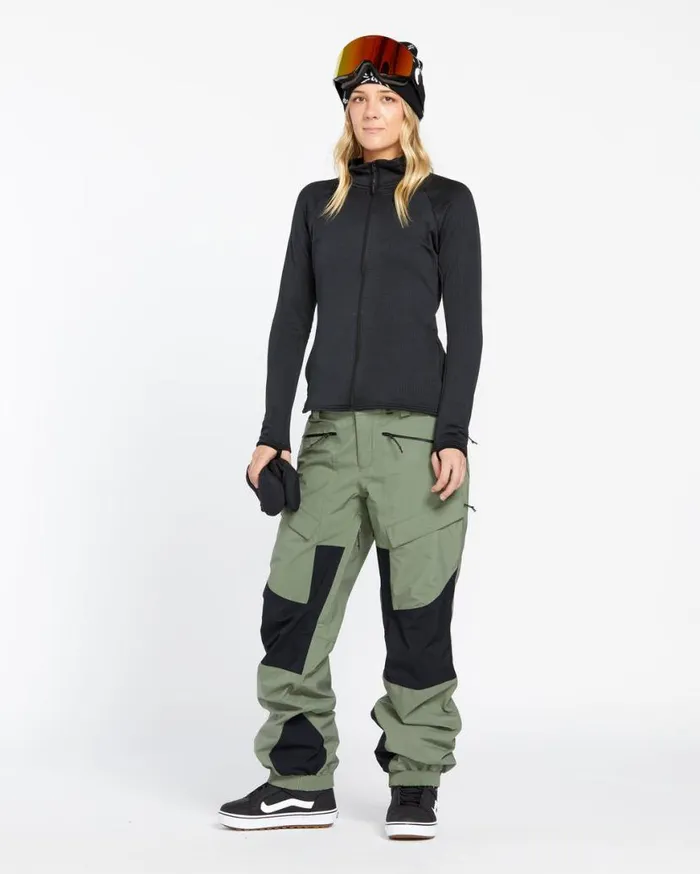 Womens VCo At Stretch GoreTex Pants 8211 Lichen Green Womens Volcom Pants