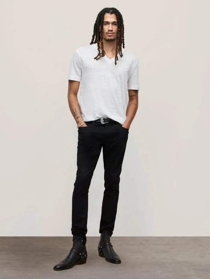 WOOSTER VNECK White Men John Varvatos TShirts