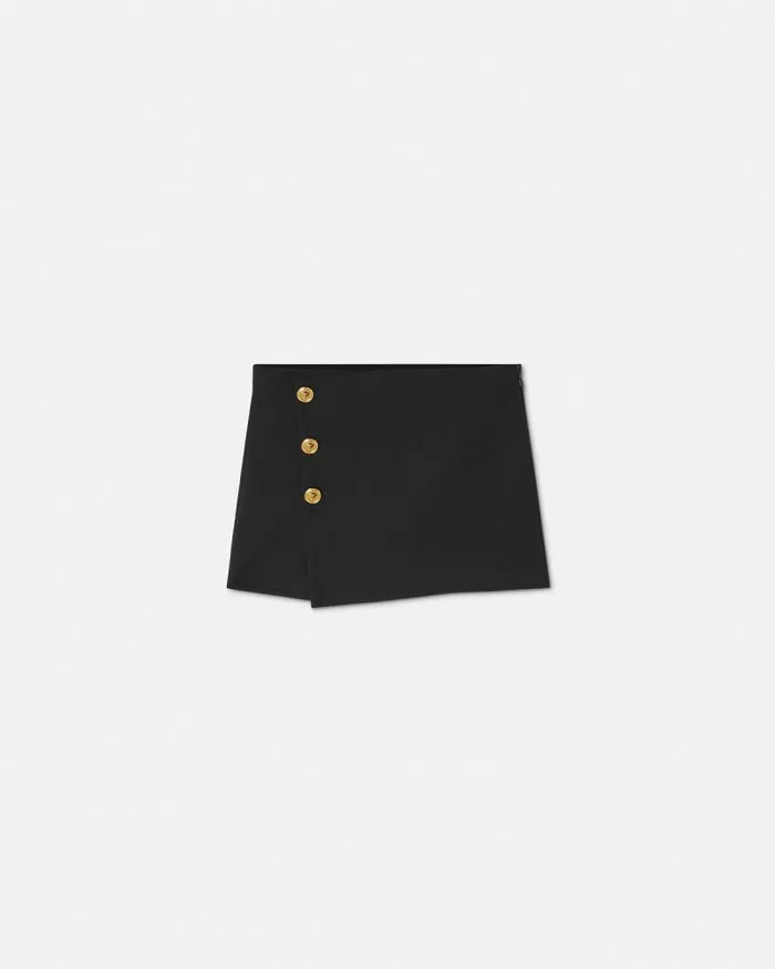 Wrap Kids Shorts Black Children Versace Clothing