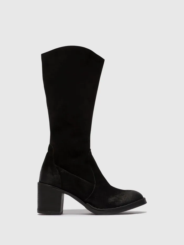 Zip Up Boots BALO096FLY BLACK Women Fly London Boots