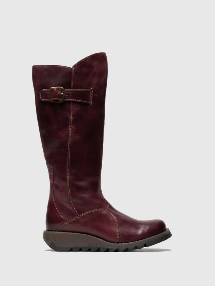 Zip Up Boots MOL 2 RUG PURPLE Women Fly London Boots